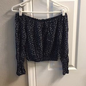 Floral off shoulder top